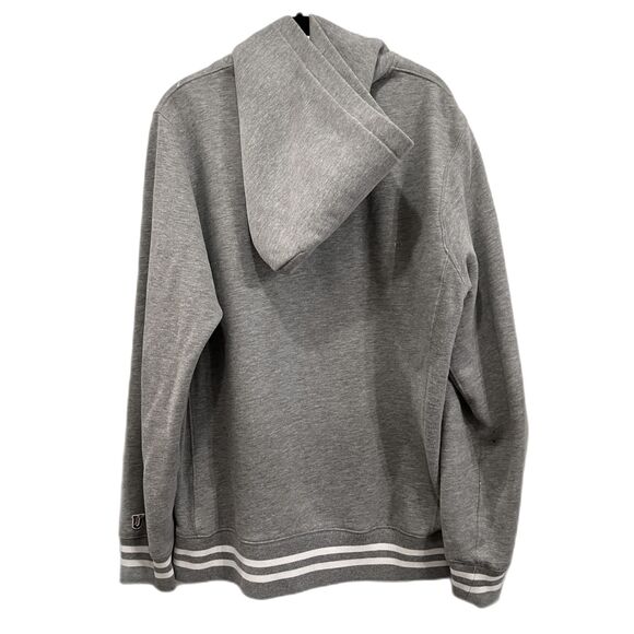 UNDEFEATED Gray Full Zip Cardigan Hoodie Top  Mens Size Large - Picture 7 of 13